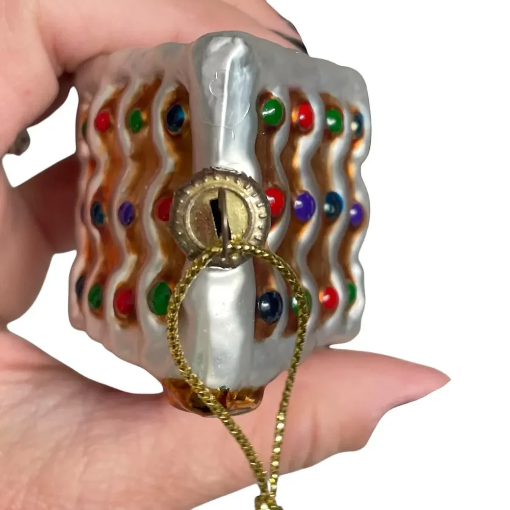 Thomas Pacconi Museum Series Gingerbread House Ornament Glass Christmas Retired